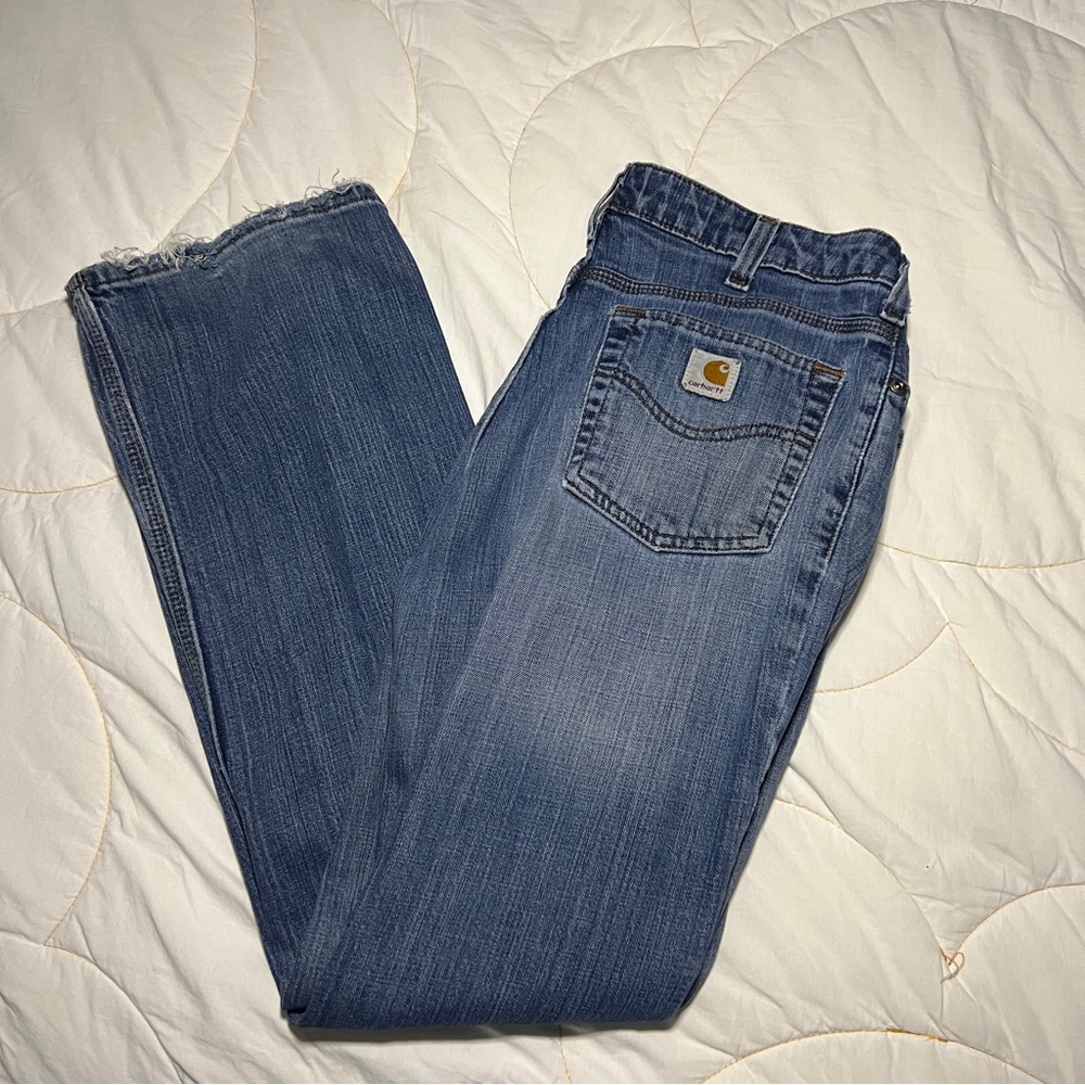 Carhartt Women's Denim Straight Leg Jeans